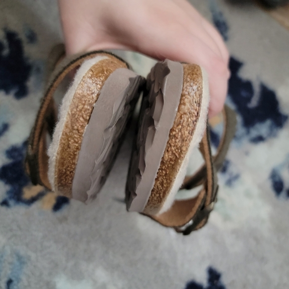 BIrkenstock Arizona in Doubleface Khaki size 38N NEW - Picture 7 of 7